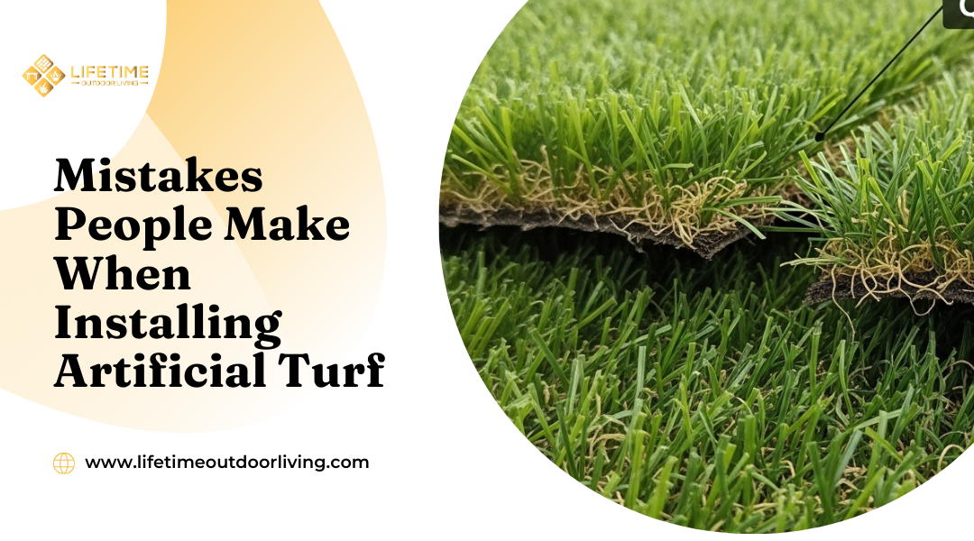 Mistakes People Make When Installing Artificial Turf