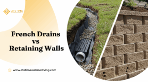 French Drains vs Retaining Walls