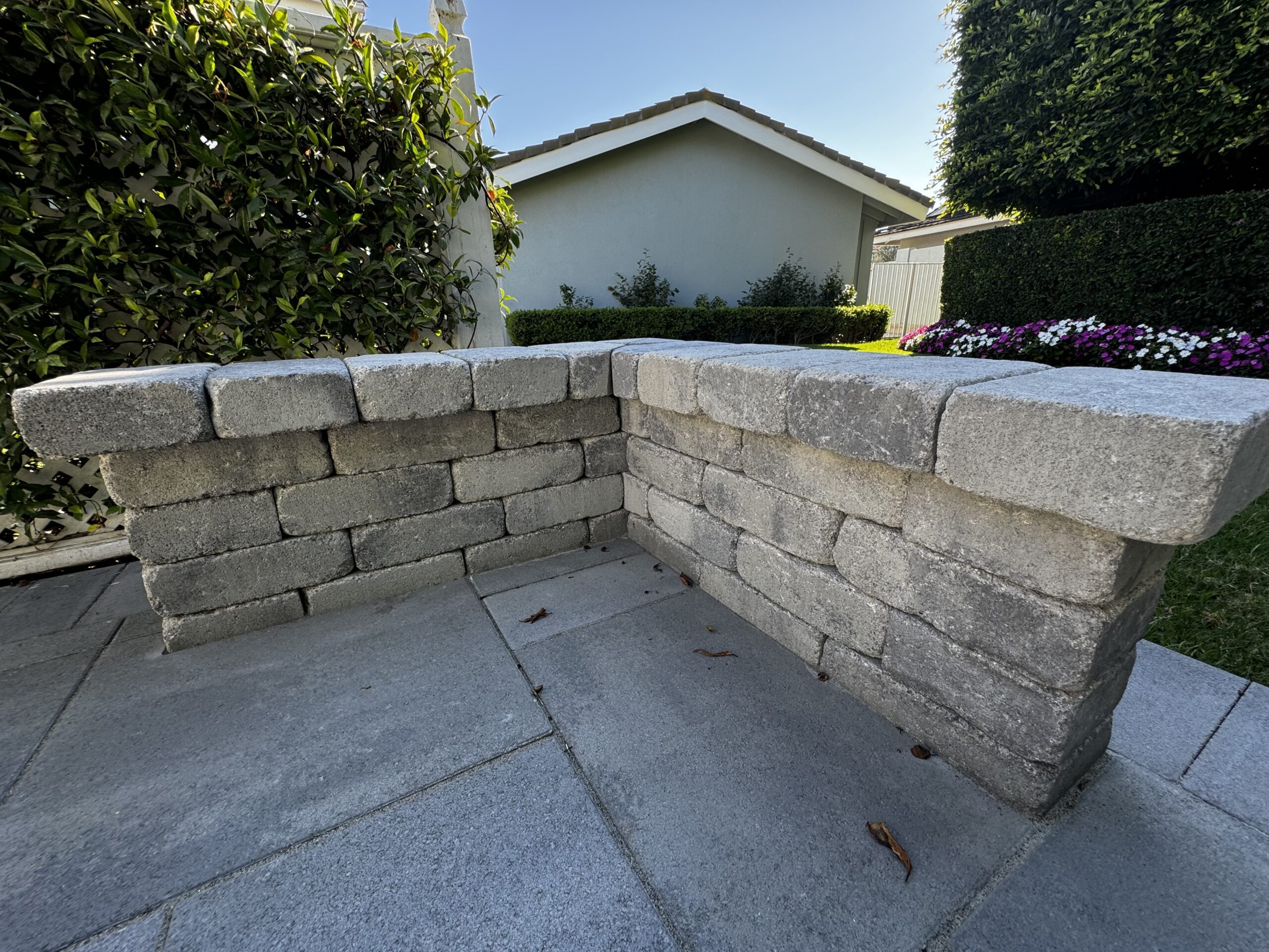Freestanding Rustic Wall