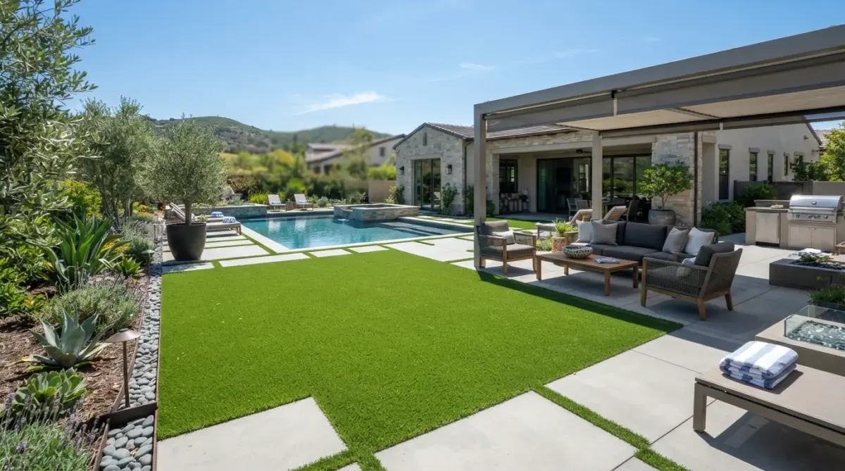 Benefits of Artificial Turf in Orange County Backyards